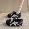 Zapatillas de entrenamiento retro, súper lindas, versátiles y con forro cálido del ejército alemán para mujer, nueva colección otoño 2026, con tacón oculto y suela suave, parecidas a un pan