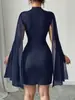 Amazon Transfronterizo Ropa Europea y Americana Estilo Fiesta Falda Ajustada al Cuerpo Nuevo Vestido de Principios de Otoño