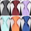 Corbata para Hombre 2025 Estilo Nuevo 8cm Corbata Lisa Bordada Corbata Formal de Poliéster Jacquard de Alta Gama para Hombre Hecha a Medida