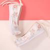 Zapatos Hanfu Originales de Primavera y Verano con Zapatos Acolchados de Traje Antiguo, Zapatos Bordados con Perlas, Zapatos Antiguos Mejorados Bordados de Hada