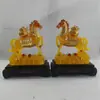 Adorno de Caballo Galopando Doble - Caballo del Éxito Caballo del Zodiaco Artesanía - Decoración para el Hogar Regalo Único para Escritorio Oficina