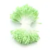 Gesso Folha Artificial Duas Cores Frutas Vermelhas Imitação Contas de Vidro Cabeça de Fósforo Núcleo de Flor Artificial Fosco Acessórios de Flor DIY