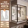 Ducha Integral, Balcón de Dormitorio Integrado en Casa, Instalación de Baño, Baño Impermeable sin Instalación en Zona Rural, Inodoro Móvil