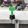 Ferramenta de Nivelamento para Instalação de Azulejos, Clipe de Nivelamento de Posicionamento com Agulha de Aço Substituível Extensível 1.0/2.0 Ferramenta de Nivelamento para Manutenção de Juntas