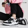 Zapatillas Nuevas de Suela Gruesa de Primavera, Zapatos de Pareja Modernos y a la Moda, Superficie de Cuero Versátil, Transpirables, Zapatos Casuales Unisex, Tenis