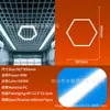 Lámpara LED de panal transfronteriza lámpara de panal de empalme hexagonal lámpara para lavado de autos reparación de autos estación de belleza lámpara DIY bar fitness oficina