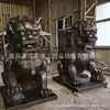 Fabricante Produce Hucha Grande de León de Cobre Fundido León Huifeng León de Cobre Puro León de la Ciudad Prohibida Escultura de Cobre León Agachado de Cobre Escultura de Animal