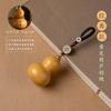 Colgante de Calabaza Pequeña Natural Artesanal, Llavero para Coche para Hombre y Mujer, Llavero Creativo de la Suerte y Seguro, Decoración para Bolso