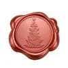 Adesivo de lacre de cera bordô cintilante Série de Natal convite de envelope decoração de garrafa de vinho adesivo de vedação