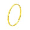 Nuevo Estilo Simple Anillo Lam Brillante Pulsera Estilo Antiguo Dorado Moda Combinable Elegante Diseño Nicho Pulsera Acero Titanio para Mujer