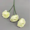 Comércio Exterior Transfronteiriço Arranjo de Flores de Lótus Artificiais para Decoração de Local de Casamento, Flor Artificial de Lótus de 3 Cabeças para Palco T, Fabricante de Flores Artificiais