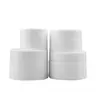 Frasco de máscara de 50ml boca larga plástico frasco de creme PP frasco de máscara sub-embalagem tampa superior plana branca caixa de creme