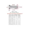 Acero Inoxidable 304 Pasador con Cabeza Ranurado Clip E Anillo de Retención Pasador Cilíndrico Pasador de Localización Pasador Cilíndrico M5M6M8M12