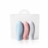 Suede de Pêssego Calça Garrafa 60ml Conjunto de Três Peças para Cuidados com a Pele Garrafa Portátil para Viagem Limpador Facial Garrafa Vazia para Apertar