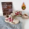Tênis de waffle para mulheres, sapatos de papai, outono e inverno 2023, novos, super populares, versáteis, retrô, plataforma, tênis casuais para corrida