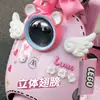 Accesorios Decorativos para Coche Eléctrico Alas de Ángel Emma Luna Yadi Campana Cuerpo Orejas de Oso Lindas para Niñas