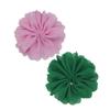 Flor de chiffon estilo coreano costurada à mão flor de cor sólida plana feita à mão faixa de cabelo infantil acessórios de cabelo sapatos e chapéus acessórios de vestuário flor