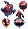 Balão de Alumínio Temático Série Super-Heróis Homem-Aranha Saltador Licenciado Genuíno Decoração Layout Festa de Aniversário