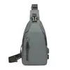 Bolso bandolera nuevo para hombre, bolso de hombro de gran capacidad para el trabajo diario, bolso de pecho simple y versátil, mochila de alta gama para exteriores