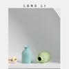 Longli Porcelana Clássica Cerâmica Aromaterapia Garrafa Creative Home Mini Vaso de Cerâmica Ornamentos Decorativo Vaso Hidropônico Cubo de Água
