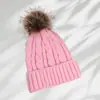 Gorro de Lana Gris Trenzado para Otoño e Invierno con Logo Personalizable, Estilo Nuevo, Cálido, Moderno, Versátil, Gorro de Lana Engrosado