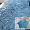 Moldes para Pisos Texturizados de Color de Fábrica, Moldes de Estampado de Ingeniería para Materiales de Pavimentación, Moldes de Piedra Impresa para Pavimento Táctil