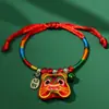 2025 Nuevo Festival del Bote del Dragón Pulsera de Cuerda Colorida Tejida a Mano Regalo Pulsera para Niños Pulsera de Buena Suerte para Adultos Ajustable