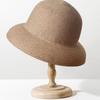 Sombrero de verano para mujer, sombrero de pescador con protección solar, sombrero para el sol, primavera y otoño, versátil, protección UV, moderno, con cubierta facial, sombrero de paja con tablero ligero.