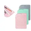 Tapete Antiderrapante de Silicone Isolante Pad para Modelador de Cabelo Splint Portátil Pad Isolante Pad Anti-Queimadura Armazenamento de Chapinha Tapete Antiderrapante