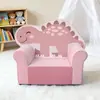 Sofá Pequeño de Dinosaurio Transfronterizo para Niños Dibujo Animado Esponja Asiento de Compresión Área de Lectura Tatami Sofá Respaldo Silla Venta al por Mayor