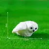 Nuevo producto transfronterizo: Figuritas de búho y ardilla en miniatura para crear paisajes de jardín, adornos decorativos DIY, accesorios colgantes y piezas decorativas pequeñas