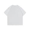 Yidao Vintage 2025 Verano Nuevo Marca de Tendencia Americana Diseño de Estampado de Letras Color-Block Cuello Redondo Suelto Fresco Manga Corta