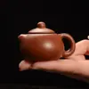 Peça de alça de bule para ponta do dedo bule de areia roxa pequeno bule de ponta do dedo conjunto de chá kung fu Jogo de chá dedo requintado Mesa de Chá Mini