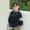 Moletom de Algodão para Meninos, Novo Estilo de Outono, Estiloso para Crianças Maiores, Roupas Casuais para Meninos Atacado