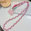Bolsa Transversal Minimalista Cor Doce Alça de Celular da Moda Cordão para Pescoço Alça de Câmera Anti-Queda