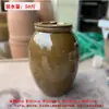 Tanque de Agua Grande para Almacenamiento de Agua en Casa, Decoración Vintage de Jardín, Jarra de Cerámica de Arcilla Gruesa, Tarro para Fermentación y Encurtidos, Jarra Tradicional de Cerámica para Arroz