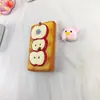 Imanes de Refrigerador de Juguete de Comida de Simulación Creativa Cerdo Lindo Pan de Crema Pastel Postre Decoración del Hogar Hierro Magnético de Resina