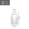 Suministro al por mayor Botella de Aromaterapia Romana Botella Vacía Botella de Vidrio Simple para Aromaterapia Ratan Flor Seca Difusión Volátil Botella de Aromaterapia