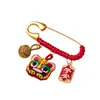 Broche de Seguridad Cabeza de Tigre Nuevo Estilo Chino Pin Calmante para Bebé 2026 Modelo Nuevo Accesorios Colgantes DIY de Gama Alta Venta al por Mayor