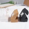 Caja de Avión de Papel Kraft Transfronteriza Caja con Ventana para Jabón Artesanal Hueca Tarjeta Blanca Tarjeta Negra Mini Caja de Papel Kraft Venta al por Mayor Personalización