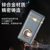 Nuevo Producto Hf719 Encendedor a Prueba de Viento de Inyección Directa con Llama Azul Transparente, Portátil para Uso en Exteriores, Elegante y Duradero, Ideal como Regalo para Amigos