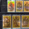 Oro Puro 999 Ocho Santos Patronos Thangka Colorido Doce Animales del Zodiaco Buda Dios de la Riqueza Amuleto para Teléfono Móvil Regalo