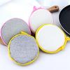 Yuanbao toalha cozinha dupla face pano de lavagem de louça redondo esponja descontaminação sem óleo lavar louça toalha limpeza scouring pad