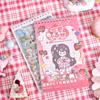 Libro de Pegatinas de Bobina Lianyu-Taller Dulce Fiesta de Fresas Divertido Dibujo Animado Material de Bloc de Notas Pegatinas Decorativas