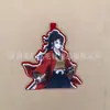 Cazador de demonios: Kimetsu No Yaiba Tanjiro Colgante de Fieltro Llavero de Mochila Lindo de Alto Valor Adorno Colgante de Tela No Tejida Periférico de Anime