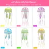 Venta al por mayor de fabricante de medusas fluorescentes de silicona artificial para acuarios, accesorios de decoración para peceras, peces artificiales y plantas acuáticas
