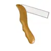 Pente de Massagem, Faca Gua Sha de Sândalo, Tamanho Grande Espessado, Faca Gua Sha para Massagem Corporal Completa nas Costas, Raspador Multiuso