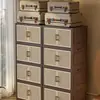 Armario de Almacenamiento Estilo Medieval, Caja de Almacenamiento Plegable sin Instalación, Armario para Ropa de Dormitorio Doméstico, Caja Organizadora de Gran Capacidad, Armario para Snacks