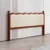 Madera de Haya Ultra-Delgada Estilo Nuevo Empaque Suave Color Crema Simple Moderno Lujo Ligero De Pie Estilo Francés Cabecero de Madera Maciza Se Vende por Separado