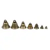 Sino de Chifre Vintage Bronze Antigo Decoração Clássica de Natal DIY Sino de Abertura Acessórios Pingente de Animal de Estimação para Festas